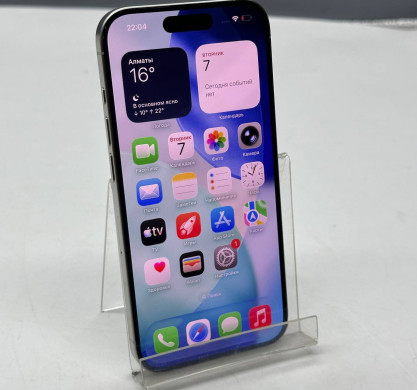 iPhone 15 Pro 256GB White Titanium 100%